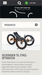 Mobile Screenshot of cykel-optimisten.dk